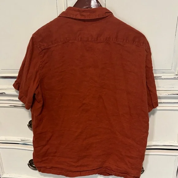 C&C California Men's Burnt Orange Casual Shirt - Picture 5 of 6
